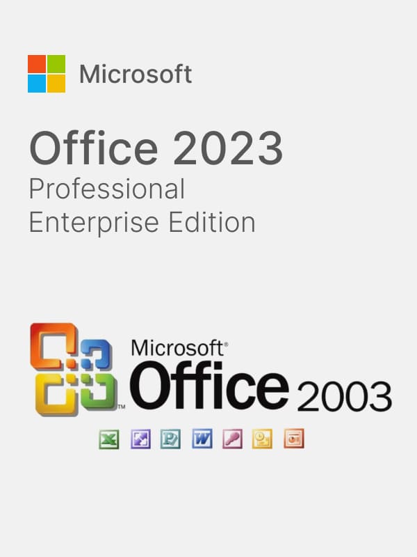 Скачать
Microsoft Office 2003 Professional Enterprise Edition