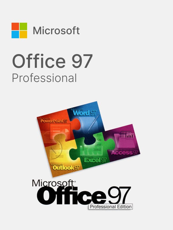 Скачать
Microsoft Office 97 Professional