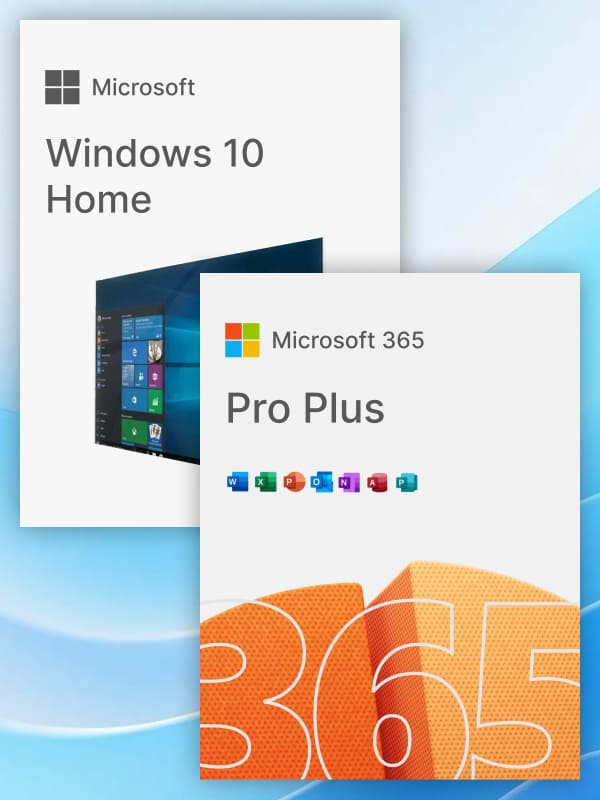 Купить Windows 10 Home + Microsoft 365 Professional Plus
