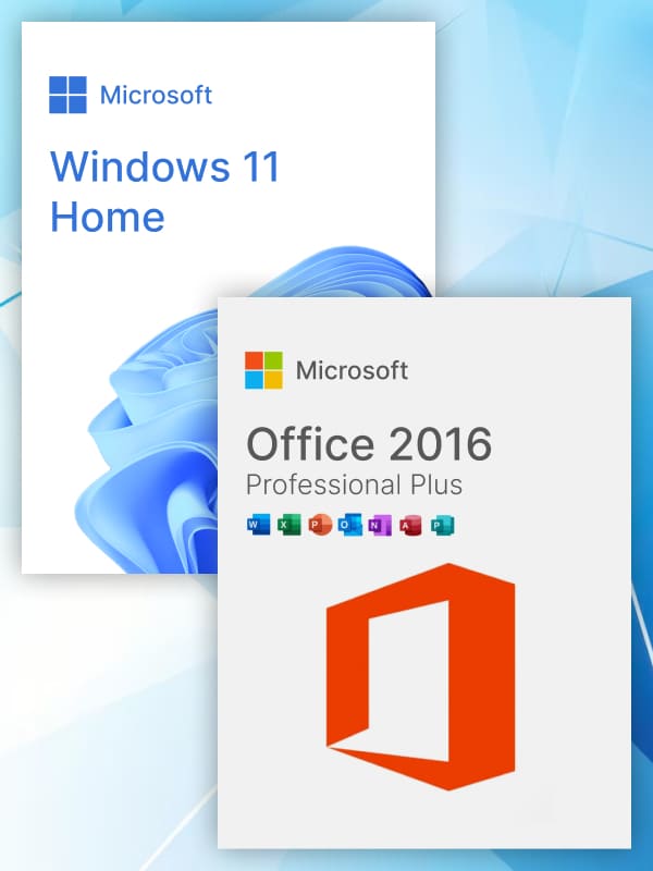 Купить Windows 11 Home + Office 2016 Professional Plus