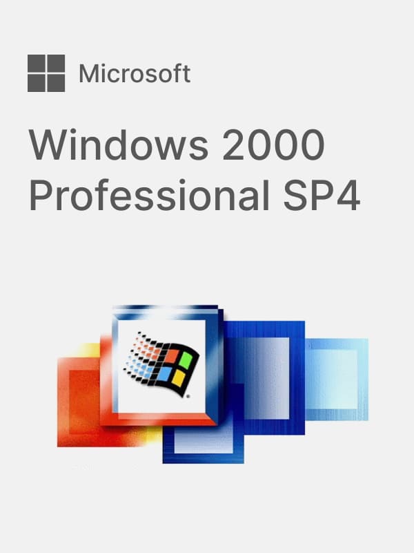 Скачать
Windows 2000 Professional SP4
