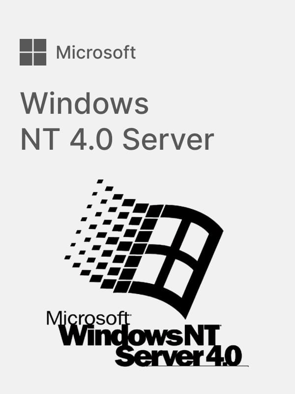 Скачать
Windows NT 4.0 Server