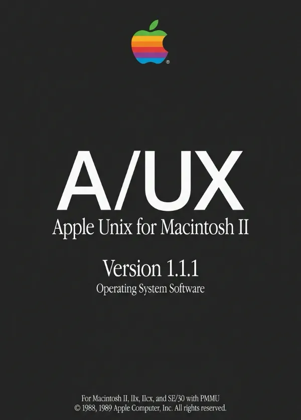 Скачать
Apple A/UX 1.1.1