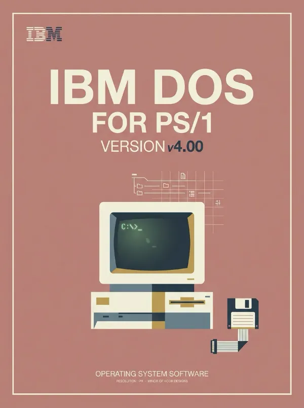 Скачать
IBM DOS for PS/1 v4.00