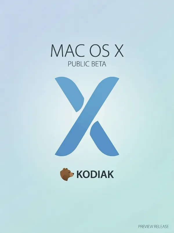 Скачать
Mac OS X Public Beta (Kodiak)
