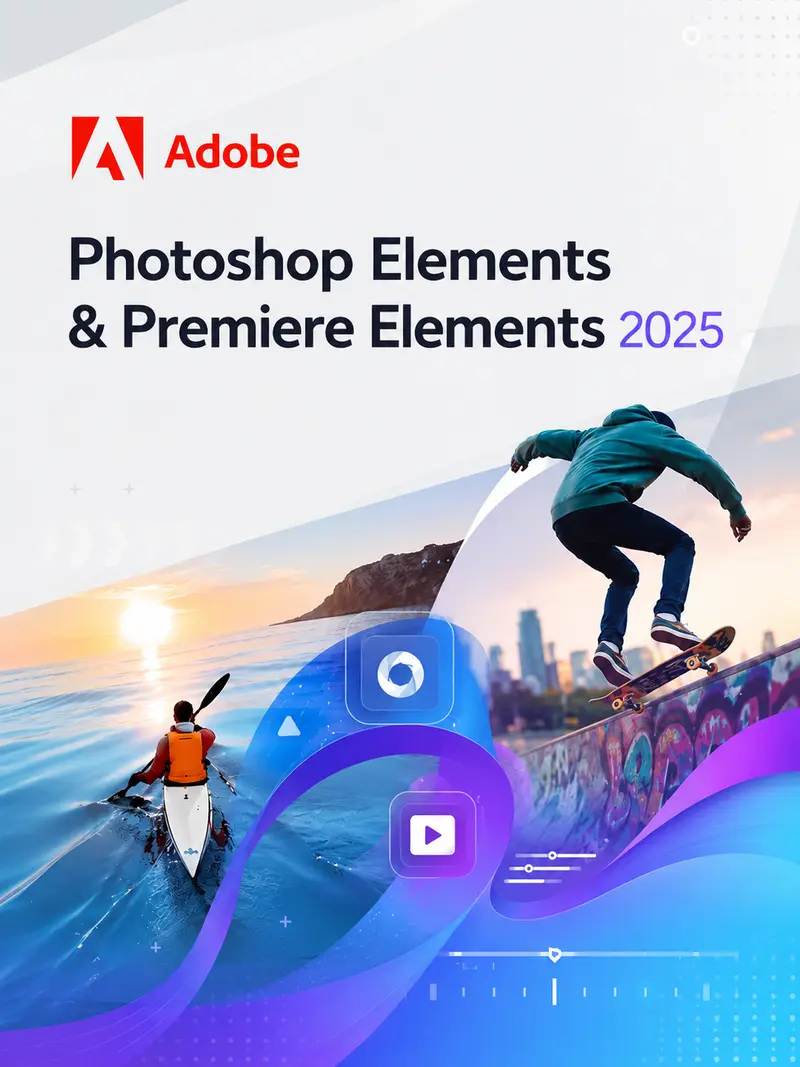 Купить Adobe Photoshop Elements & Premiere Elements 2025
