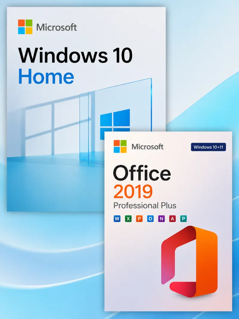 Купить Windows 10 Home + Office 2019 Professional Plus